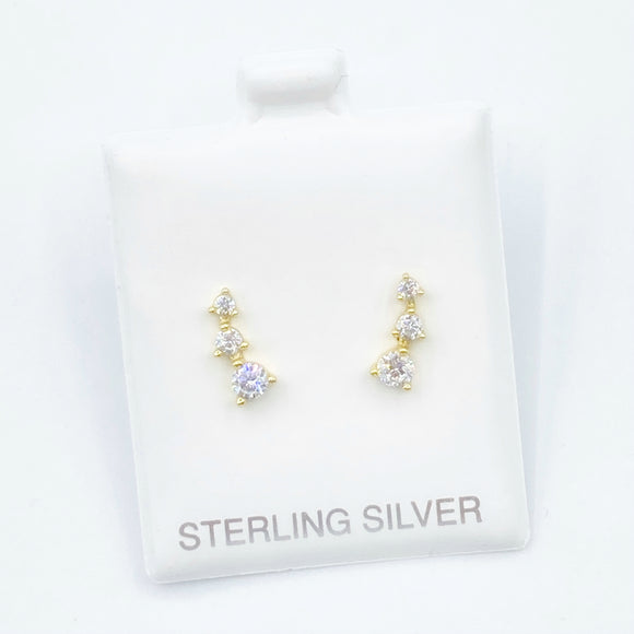 Petite Climber Studs - Gold or Silver