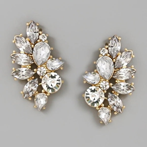 Goddess Stone Cluster Earrings 6.0 - Diamond
