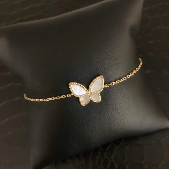 Mother of Pearl Butterfly Bracelet 2.0