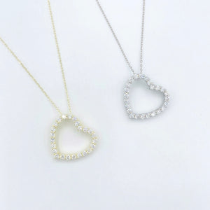 Heart Necklace 6.0 - Gold or Silver
