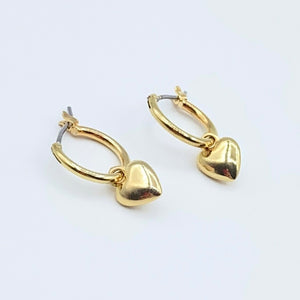 Heart Hoops - SILVER