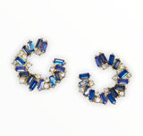 Goddess Glass Stone Earrings 4.0 - Blue