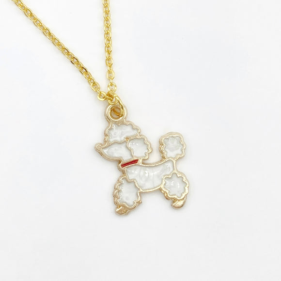 Fifth Ave Poodle Necklace