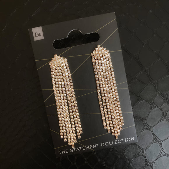 Runway XIV Strand Earrings - Gold or Silver