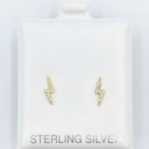 Studded Bolt Studs - Gold or Silver