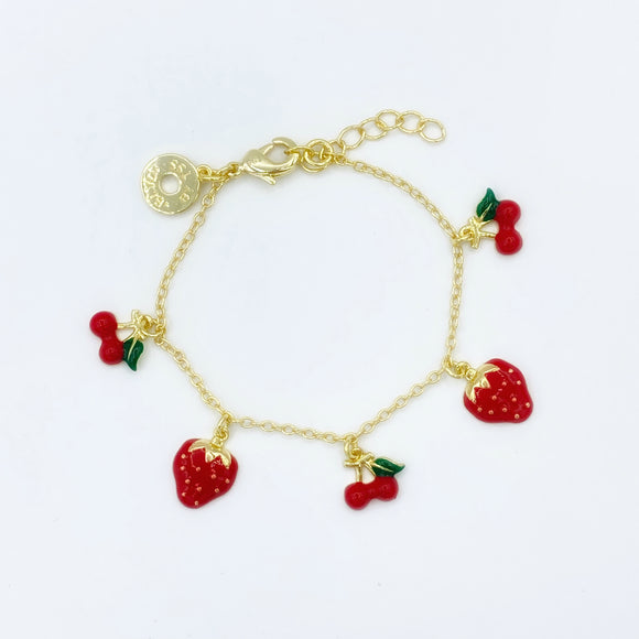 Jacquemus Cherry Bracelet in Red | Lyst Canada